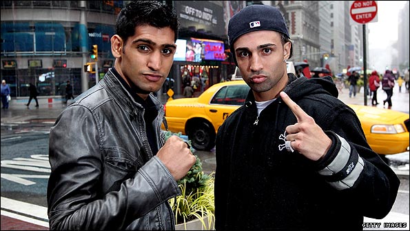 Khan and Malignaggi fight in New York on Saturday