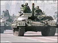 танки на параді в Києві