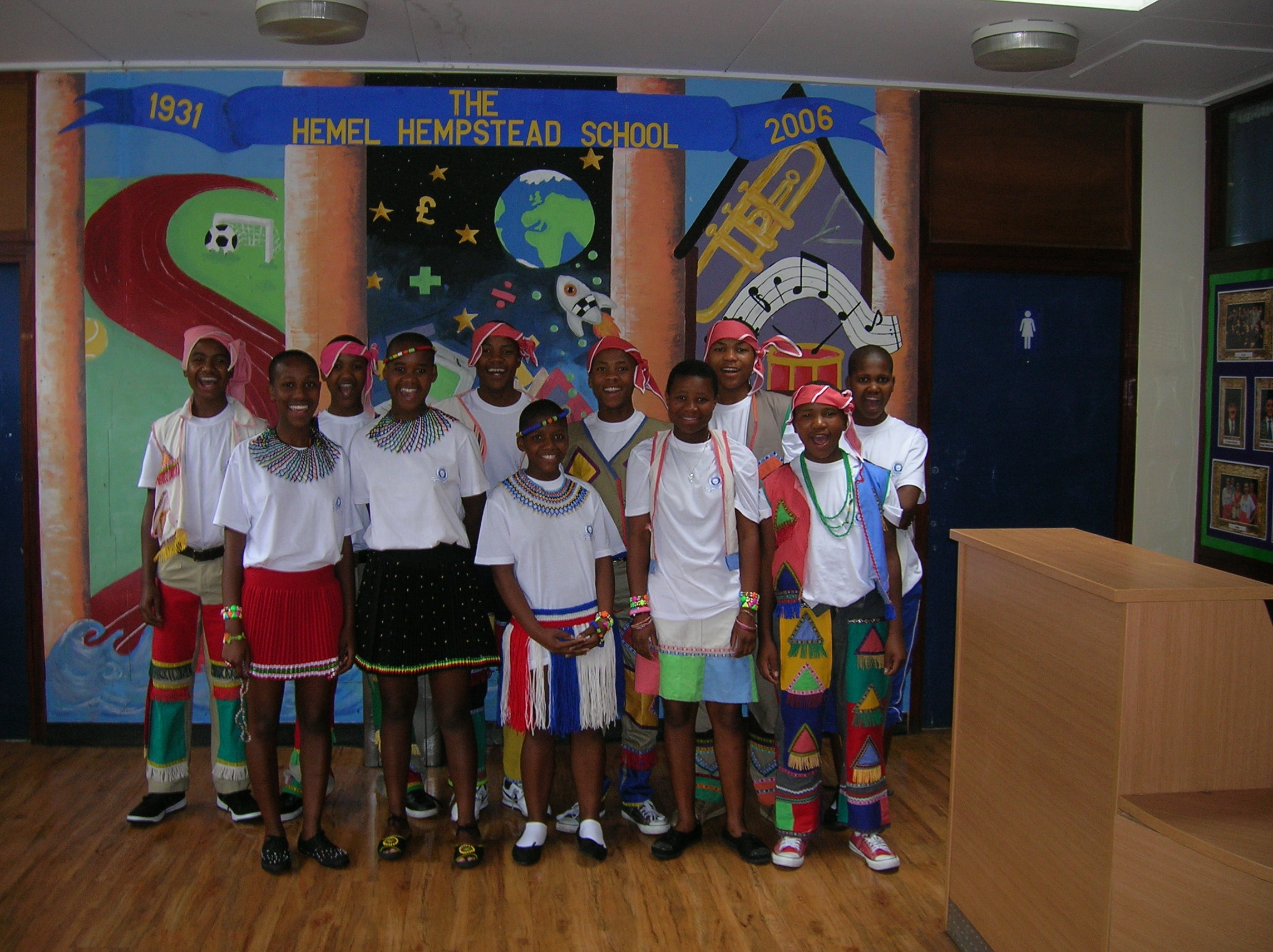 Pupils in the Mgwesa choir