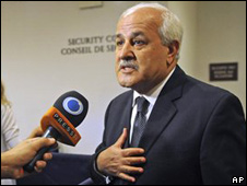 Riyad Mansour, observador palestino ante la ONU