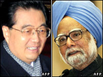 رهبران چین و هند 