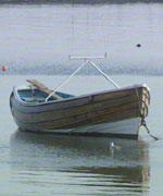 Boat on Holy Island