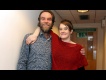 Brian McAlpine and Karine Polwart - backstage at A Scottish Songbook at the Glasgow Royal Concert Hall. Photo by Louis Decarlo