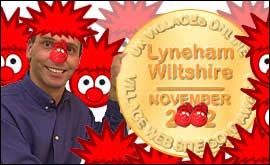 Lyneham Wiltshire and Beyond's webmaster Andy Humm helps celebrate Red Nose Day!