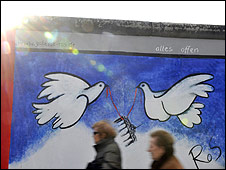 بخش باقی مانده از دیوار برلین 