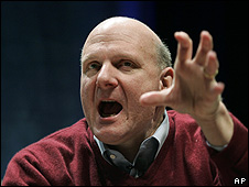Steve Ballmer, jefe ejecutivo de Microsoft.