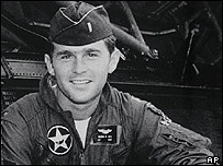 Bush serviu com a Guarda Aérea Nacional do Texas
