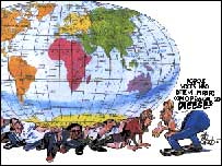 desenho de Paulo Caruso para o Dieese