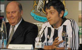 Freddy Shepherd and Diego Luna