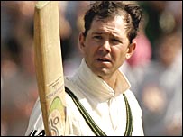 ऑस्ट्रेलिया के कप्तान रिकी पोंटिंग