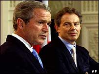 George W. Bush e Tony Blair