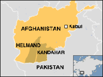 Bản đồ Afghanista