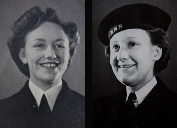 Margaret Read and Margaret Street in uniform