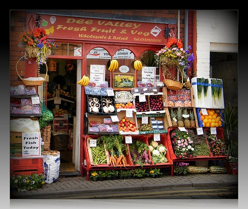 veg shop in Llangollen