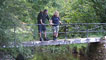 The footbridge taking Derek and Sarah to Bishopston Valley.