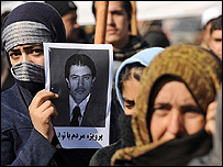 تظاهراتی در حمایت از پرویز کامبخش (آرشیو)