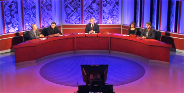 Studio set of Have I Got News For You - Hat Trick Productions Ltd