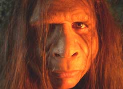 actor made up to look like a hobbit