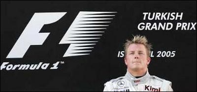 کيمی رايکونن، راننده فنلاندی از تيم مک لارن 