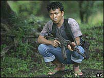 Bir Özgür Aceh Hareketi militanı