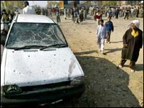 Srinagar'da saldırının düzenlendiği yer