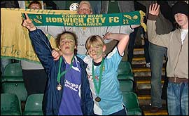 Picture: Norwich City fans.