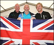 Mike Golding, Sir Robin and Alex Thompson