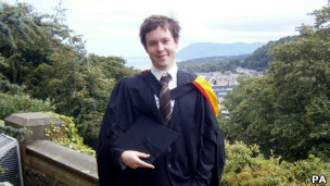 Jamie Fox em sua formatura (Foto PA)