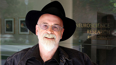 Terry Pratchett in the 2009 BBC Two programme, Terry Pratchett: Living with Alzheimer's