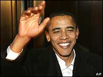 O senador americano Barack Obama