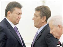 Ющенко, Янукович і Мороз