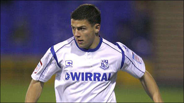 Dale Jennings in action for Tranmere Rovers.