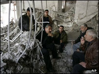 ساختمان ویران شده در غزه