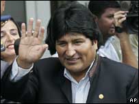 Evo Morales, presidente da Bolívia