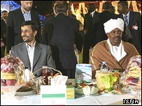 عمرالبشير و احمدی نژاد در خارطوم