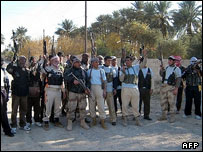 شبه نظامیان سنی گروه بیداری در بغداد