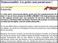 artigo contra homossexuais de 2004