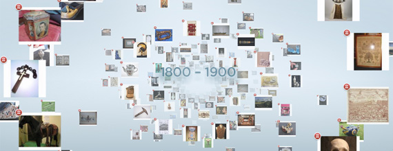 Museum objects in our time tunnel