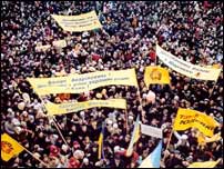 Майдан Незалежності, мітинг