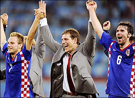 Bilic celebrates with his players