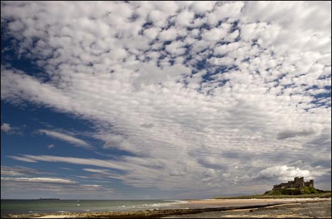 View of Bamburgh Castle. Photo: Tom Pugh