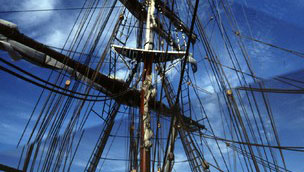 Mast of tall ships