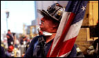 Fireman at ground zero