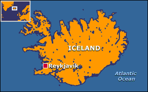 Map of Iceland