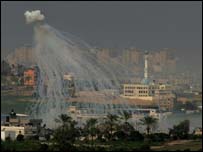 Ataque israelense na Faixa de Gaza. Foto: AFP