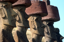 The Ahu Naunau on Easter Island