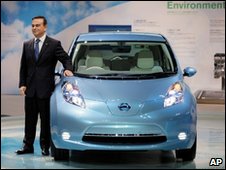 The new Nissan Leaf