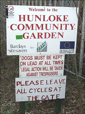 Hunloke Community Garden