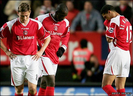 Charlton fans are becoming familiar with the pain of relegation