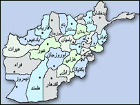 نقشه افغانستان
